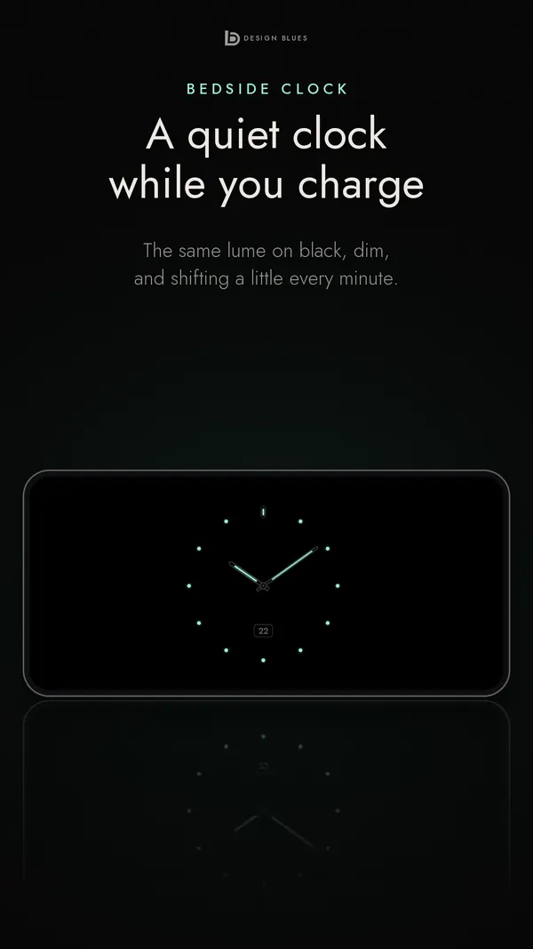 Minimal Ceramic 03: its bedside clock