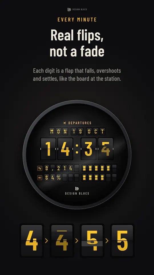 Departures Flip, a picture from its Google Play listing