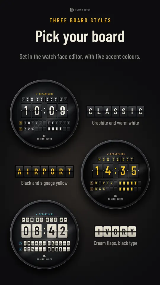 Departures Flip, a picture from its Google Play listing