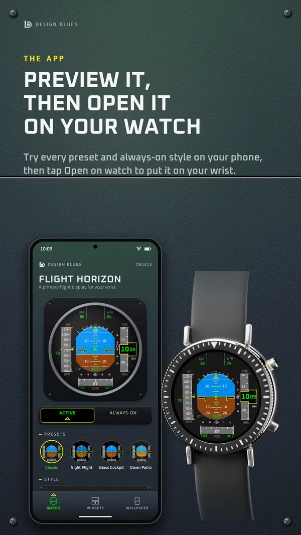 Flight Horizon's phone app